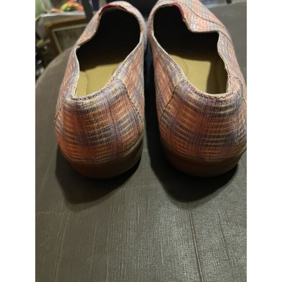 SOFTSPOTS  Metallic Orange PurplePlaid Comfort Pillowtop W. 8.5! ClemsonTigers# - Picture 3 of 4